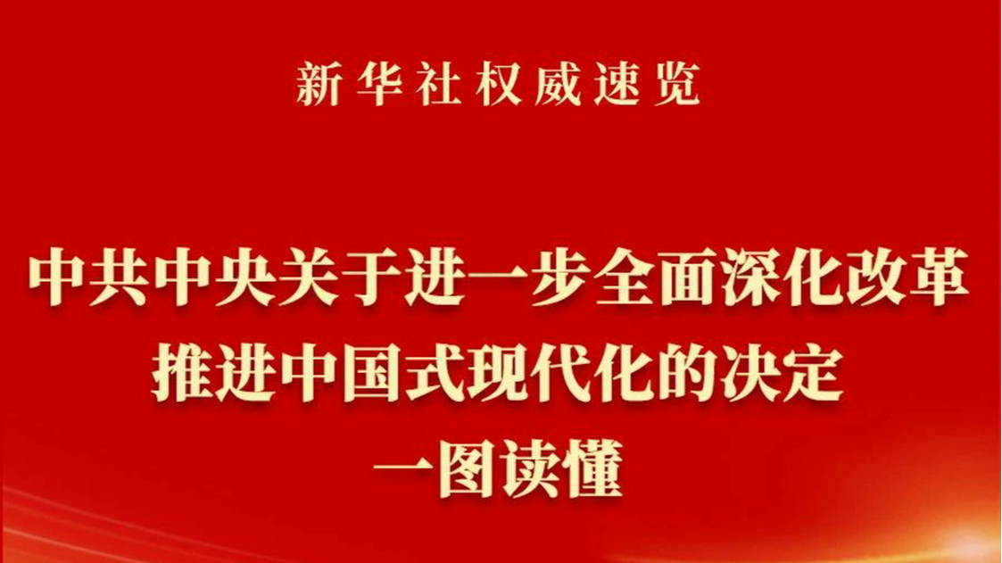 一圖讀懂丨《中共中央關(guān)于進(jìn)一步全面深化改革、推進(jìn)中國(guó)式現(xiàn)代化的決定》