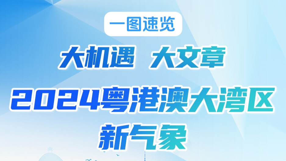 實干篤行粵向前｜大機遇大文章！一圖速覽2024粵港澳大灣區(qū)新氣象