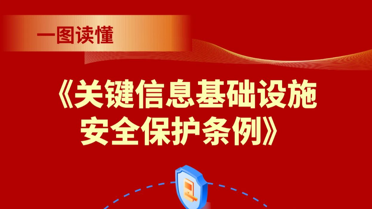 一圖讀懂｜《關(guān)鍵信息基礎(chǔ)設(shè)施安全保護條例》