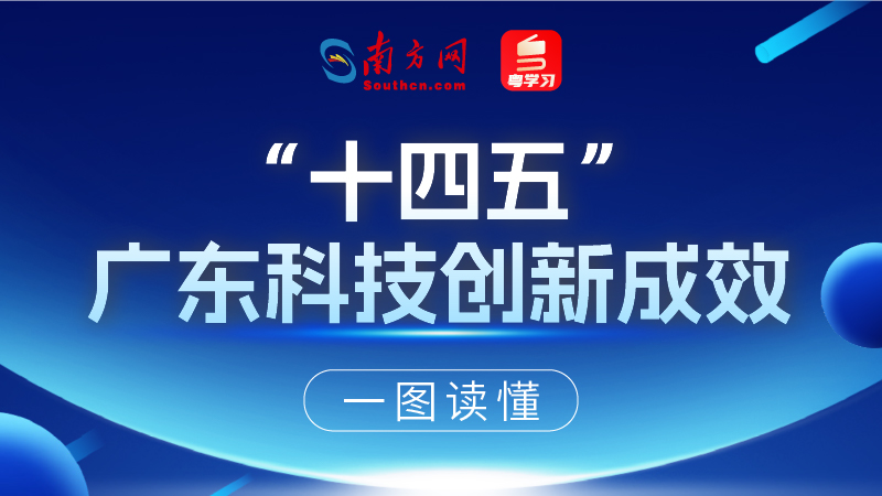 一圖讀懂｜“十四五”廣東科技創(chuàng)新成效