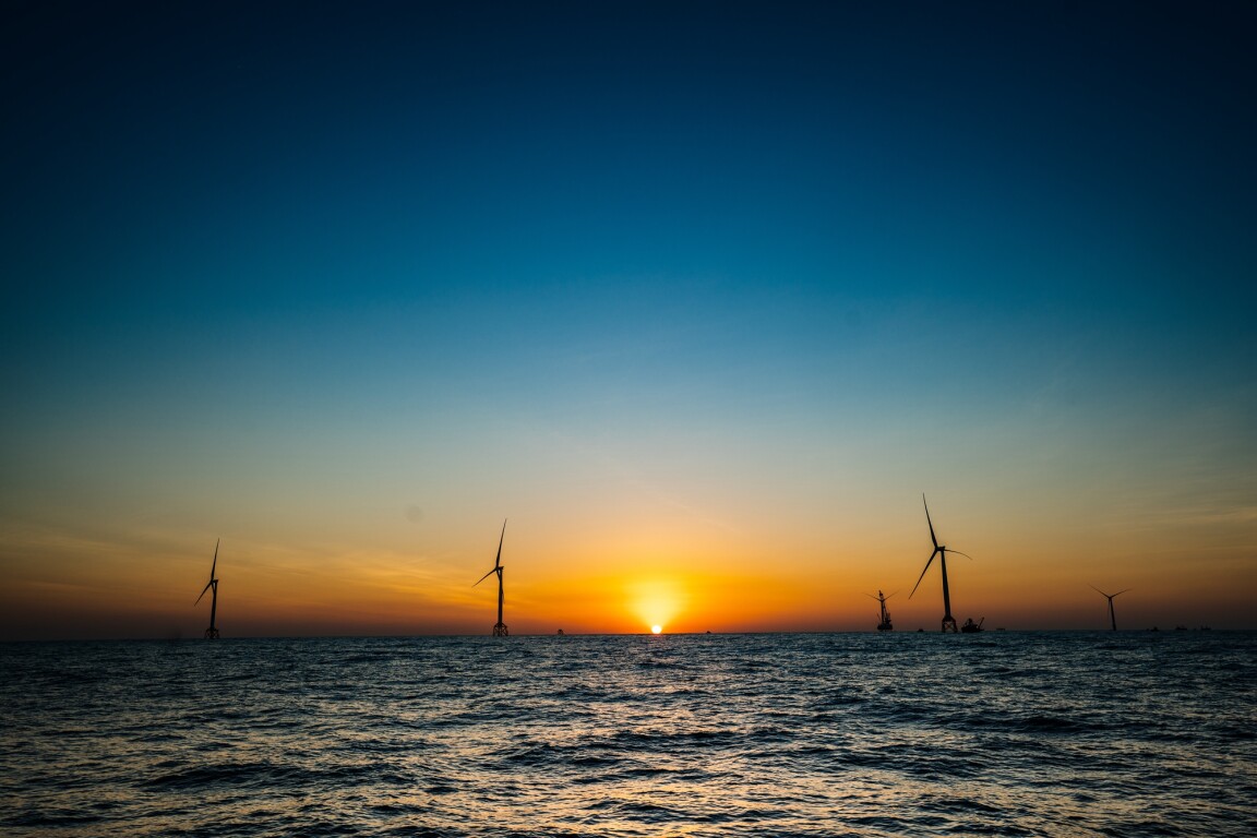 中廣核惠州港口100萬千瓦海上風電項目?；葜菔凶匀毁Y源局供圖