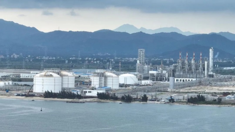 綠色化工和氫能產(chǎn)業(yè)園建設現(xiàn)場 羊城晚報供圖