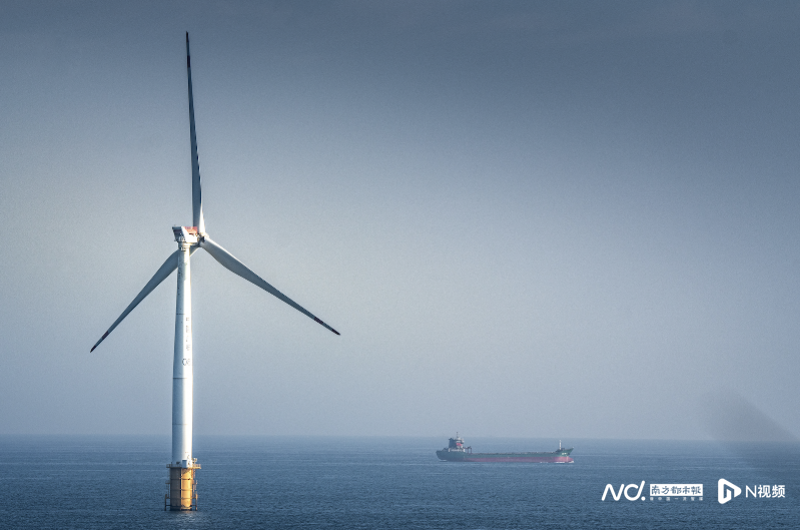 海上風(fēng)機。余浩帆 攝