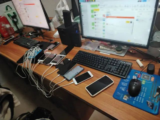 天河黑客案抓捕現(xiàn)場。